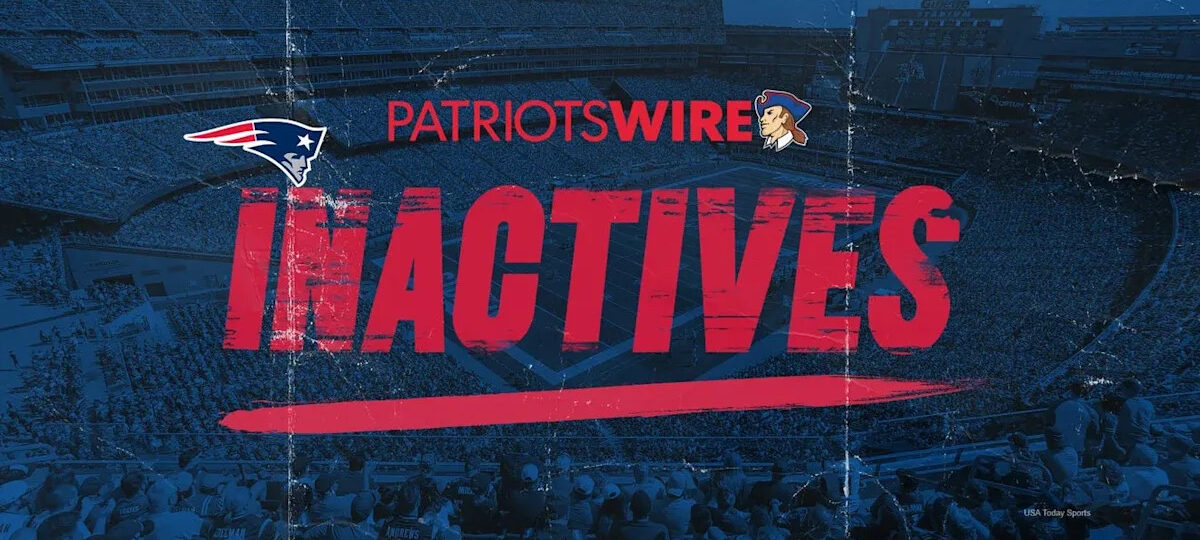 Patriots vs. Bills Week 4 inactives: Who's in, who's out?