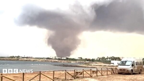 Tornado rips through Sicilian town and city
