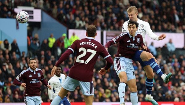 Jackson Fires Villa To Victory, Ends Man City’s Perfect Start