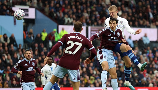 Jackson Fires Villa To Victory, Ends Man City’s Perfect Start