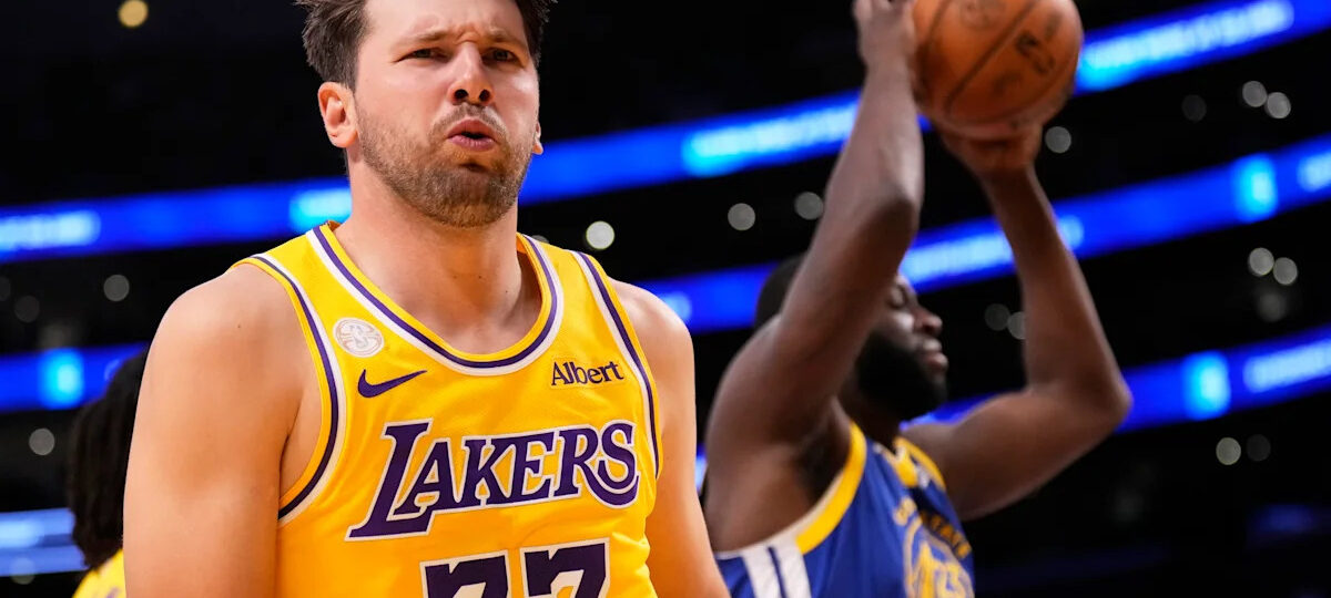 Warriors rookie Yaxel Lendeborg calls out Luka Doncic, both on court and after huge loss to Lakers