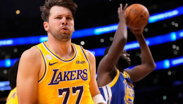 Warriors rookie Yaxel Lendeborg calls out Luka Doncic, both on court and after huge loss to Lakers