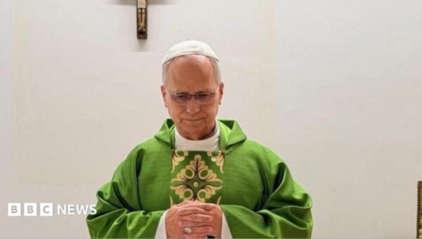 Pope pictured for first time since surgery and cancer diagnosis