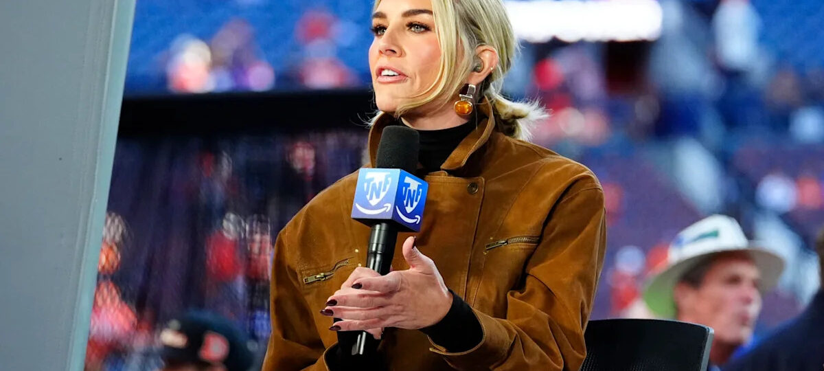 Charissa Thompson cracks all-time ex-husbands joke on TNF broadcast