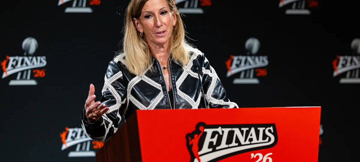 At her last WNBA Finals, commissioner Cathy Engelbert reflects on growth, her successor: 'You have to have very thick skin'