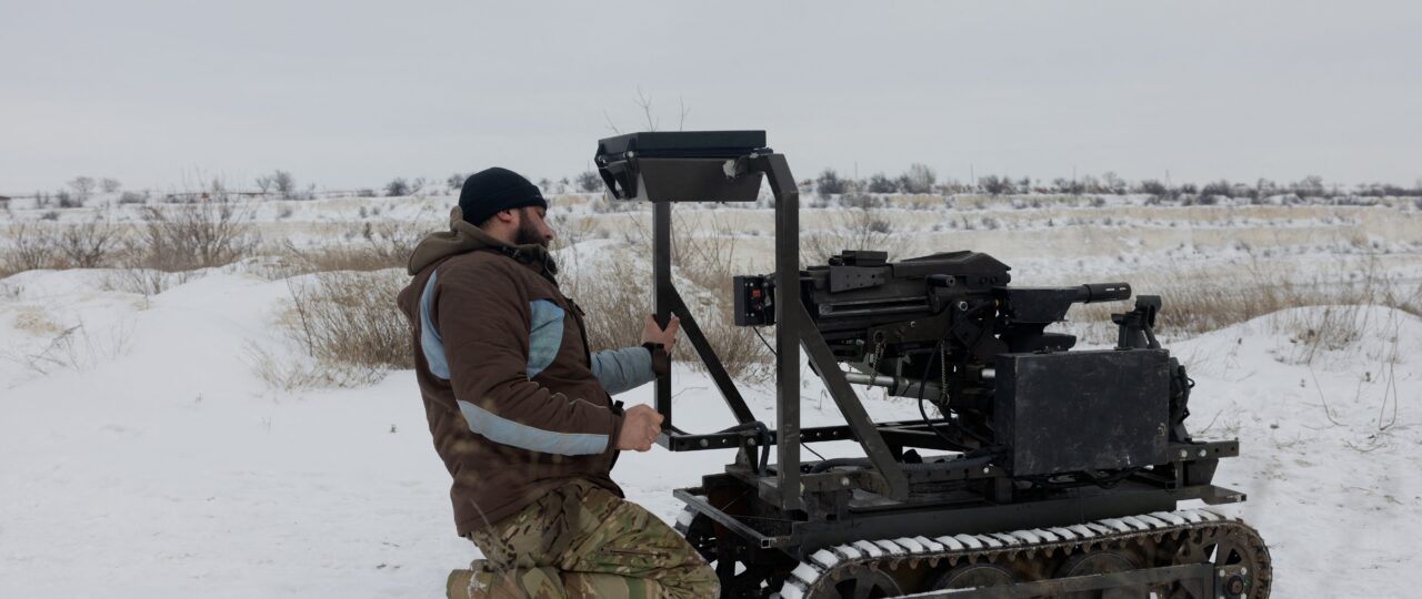 Ukraine is arming war robots with grenade launchers to hit the Russians so its soldiers don't have to get too close