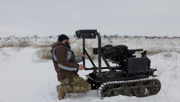 Ukraine is arming war robots with grenade launchers to hit the Russians so its soldiers don’t have to get too close