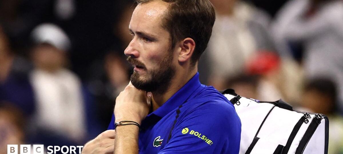 Medvedev defaulted for hitting spectator with ball