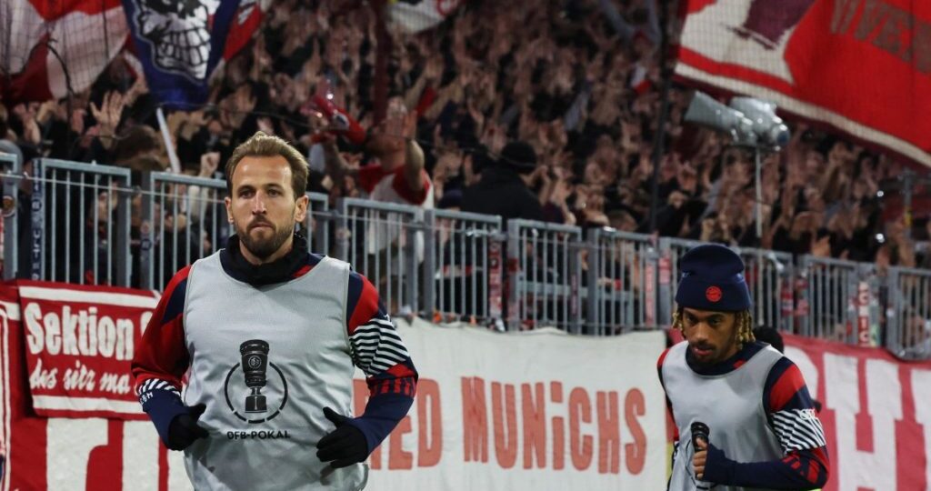 Ballon d’Or winner Kane watches as Bayern cruise into German Cup last 16