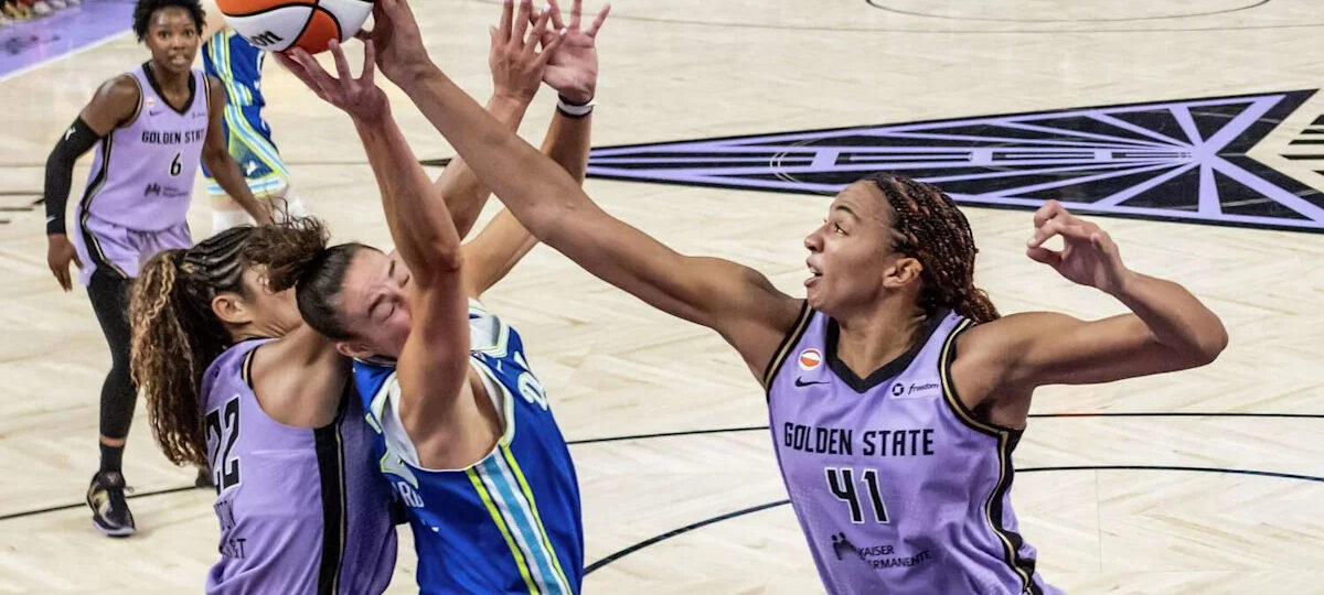Poised and powerful, center Kiah Stokes sparked Valkyries' run to WNBA Finals
