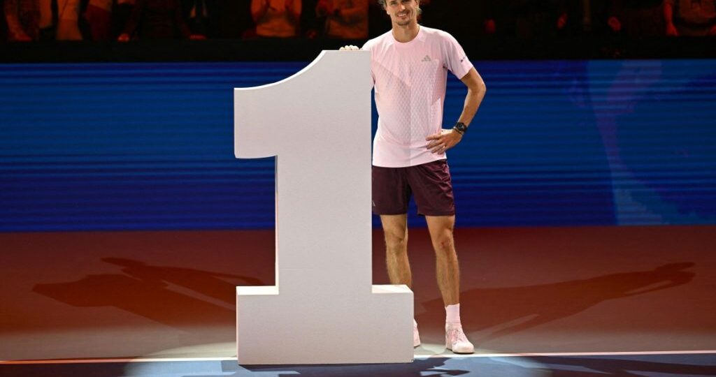 Germany’s Zverev becomes tennis world No. 1