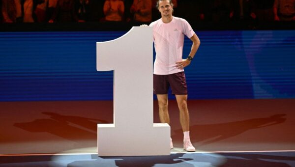 Germany’s Zverev becomes tennis world No. 1