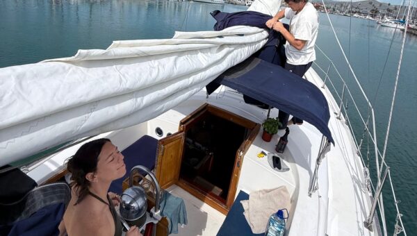 My husband and I live on a sailboat. It isn’t cheap, but the perks keep winning us over.