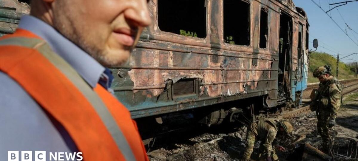 Fear and disruption for Ukraine's rail passengers as Russia escalates drone attacks
