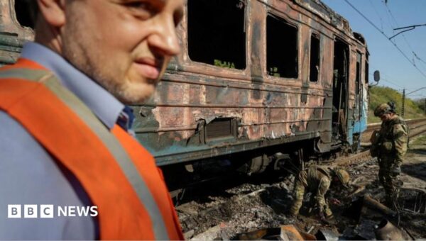Fear and disruption for Ukraine’s rail passengers as Russia escalates drone attacks