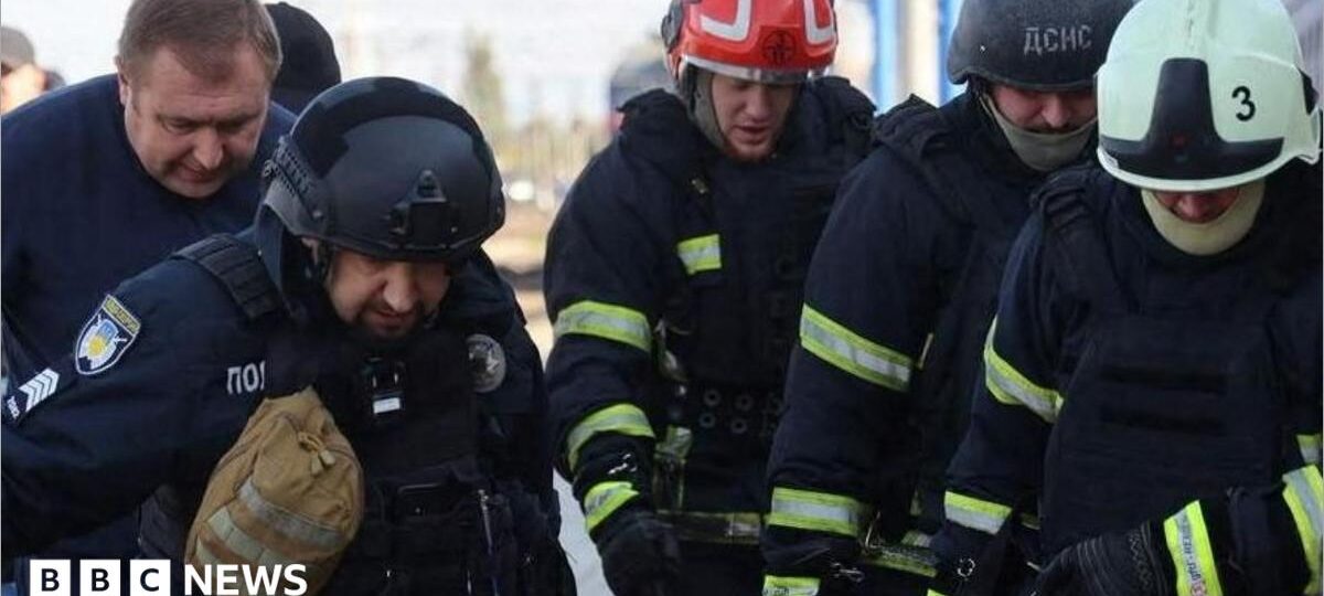 Russian drone attack on Ukrainian train station kills at least 13, officials say