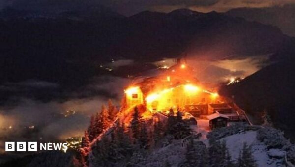 Watch: Fire engulfs Hitler’s mountaintop Eagle’s Nest retreat