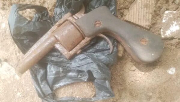 Youths recover abandoned locally made firearm in Delta community