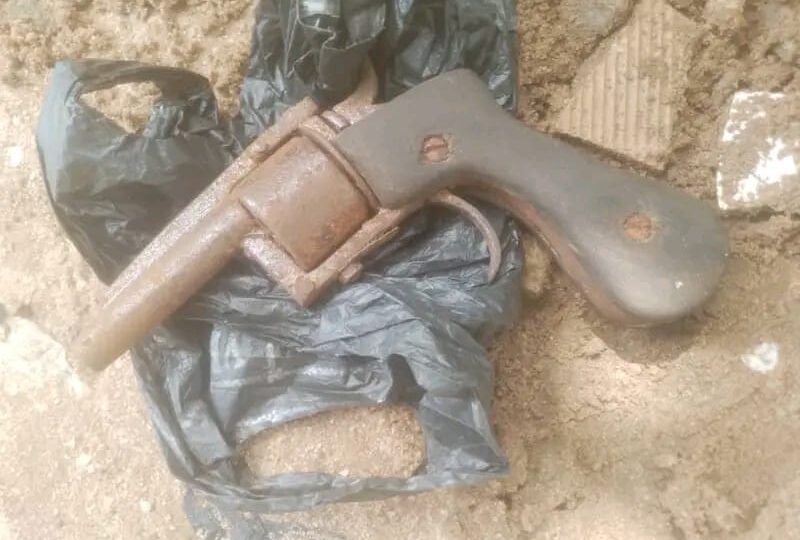 Youths recover abandoned locally made firearm in Delta community