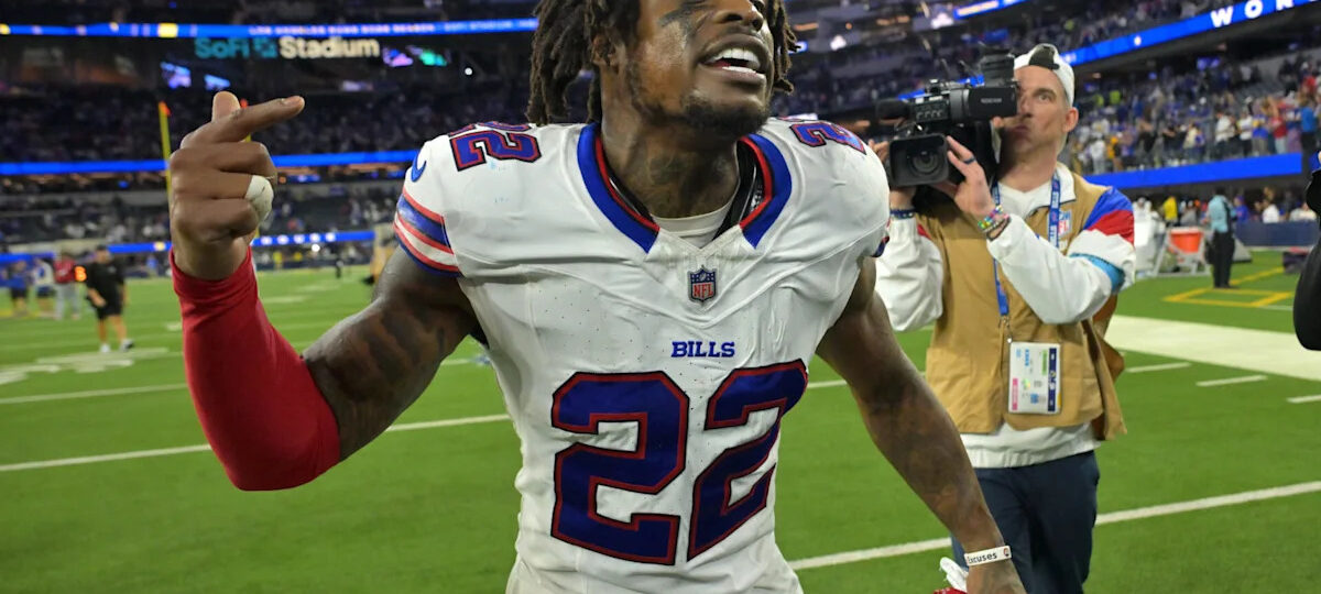 Bills’ CJ Gardner-Johnson spits on Raiders’ Brock Bowers, gets ejected