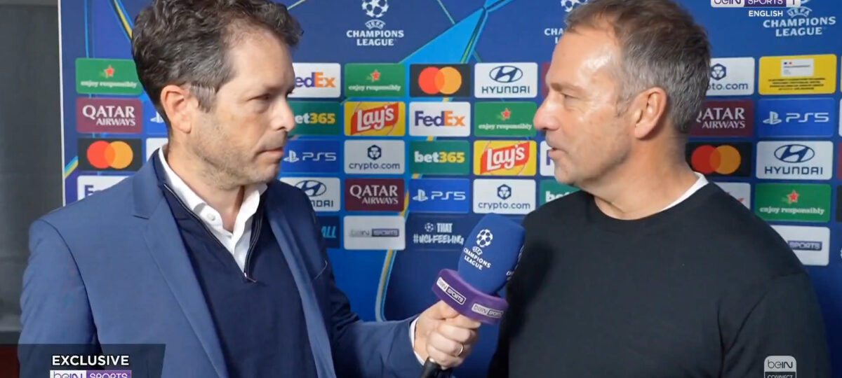 Hansi Flick “so happy” despite defeat against PSG