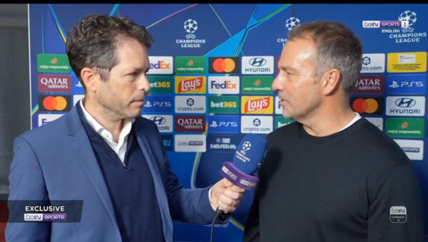 Hansi Flick “so happy” despite defeat against PSG
