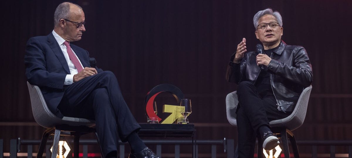 Jensen Huang has a message for Europe: stop overthinking AI or get left behind