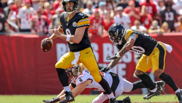 Aaron Rodgers, Steelers rally for OT win in Tampa as Buccaneers' struggles continue without Baker Mayfield