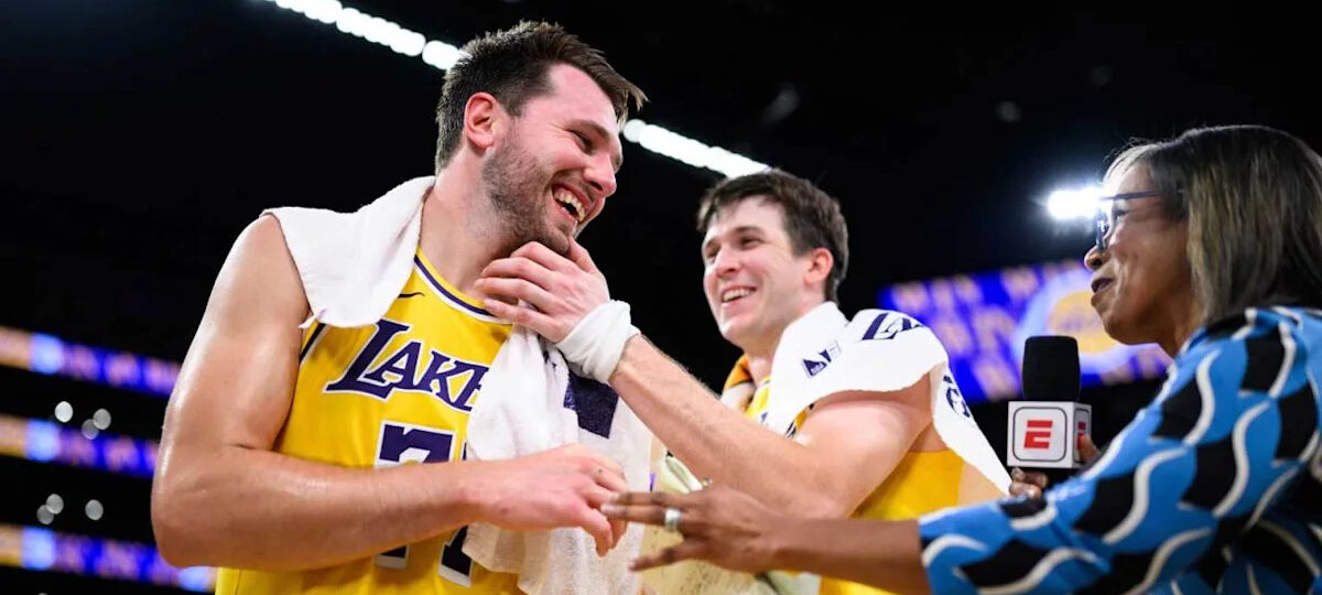 Lakers news: Of course Austin Reaves was hating on Luka Doncic’s ‘terrible’ half-court shot that buried Yaxel Lendeborg