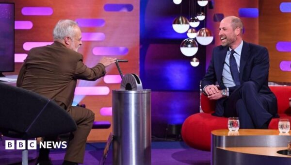 Prince William makes surprise appearance on Graham Norton Show