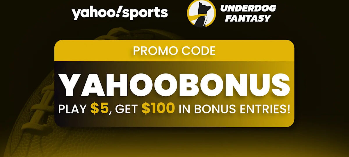Underdog Promo Code YAHOOBONUS: Play $5, Get $100 for Sunday Night Football and the NLCS