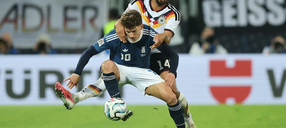 Arsenal star Christos Tzolis expected to miss Greece’s clash with Germany through injury