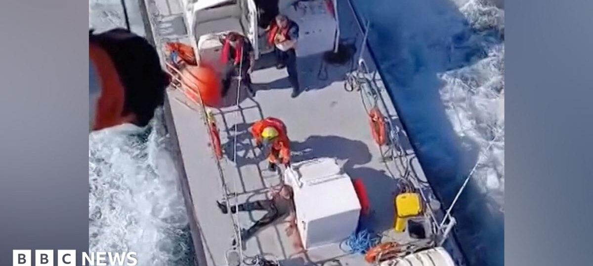 Zelensky condemns 'horrific' Russian strike on boat carrying corn in Black Sea