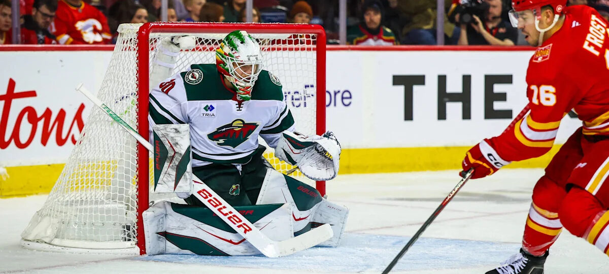 Wild can't overcome red-hot goaltender in frustrating loss to Flames
