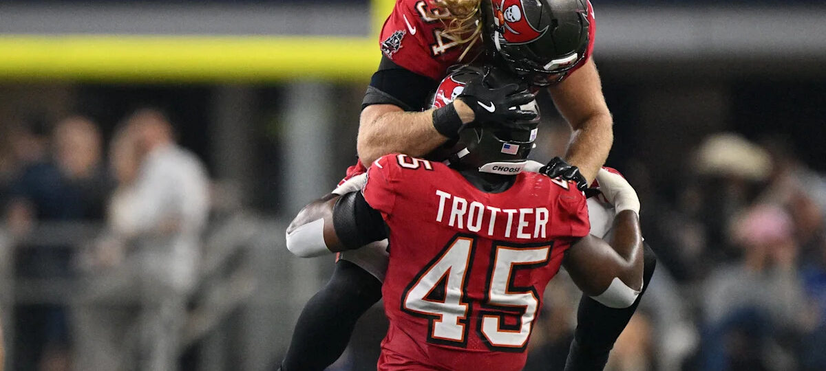 WATCH: Anzalone picks off Prescott to secure Bucs first win of season