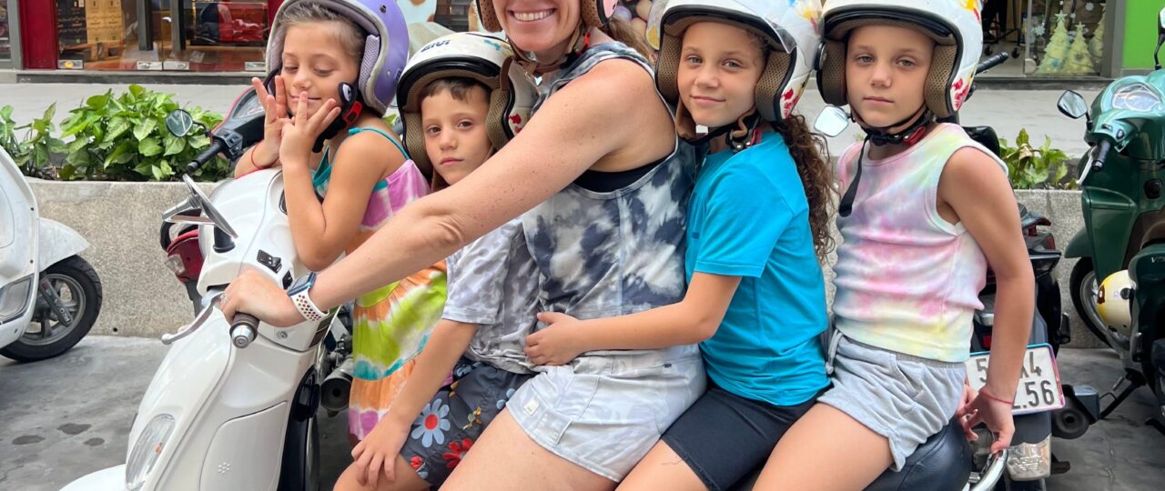 I'm raising two sets of twins in Vietnam. The chaos suits our family.