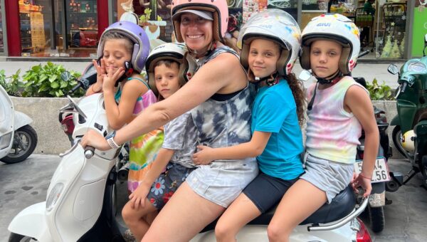 I'm raising two sets of twins in Vietnam. The chaos suits our family.
