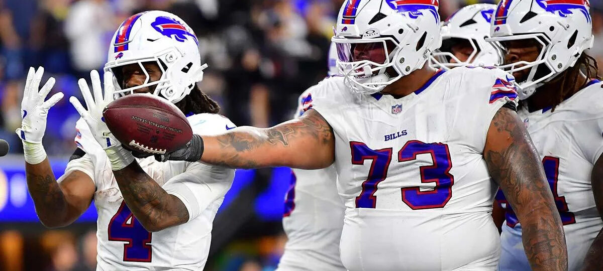 Bills’ Dion Dawkins shares honest Aaron Donald realization after facing Rams star again
