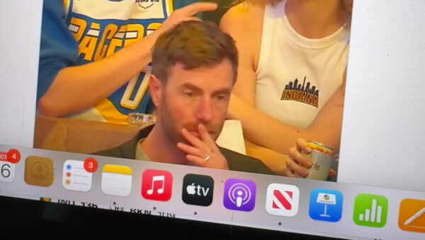 Viral ‘arguing Pacers couple’ were back in Brooklyn for the new season