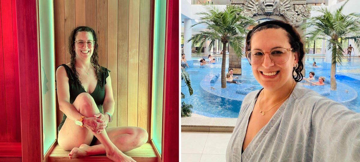 I love spending time with my friends, but it’s hard to catch up in a loud restaurant or bar. Enter: saunas.
