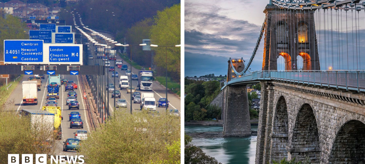 M4 junction closures and new Menai bridge in plans to tackle congestion on Welsh roads