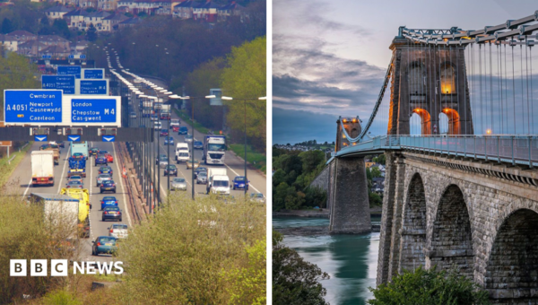 M4 junction closures and new Menai bridge in plans to tackle congestion on Welsh roads