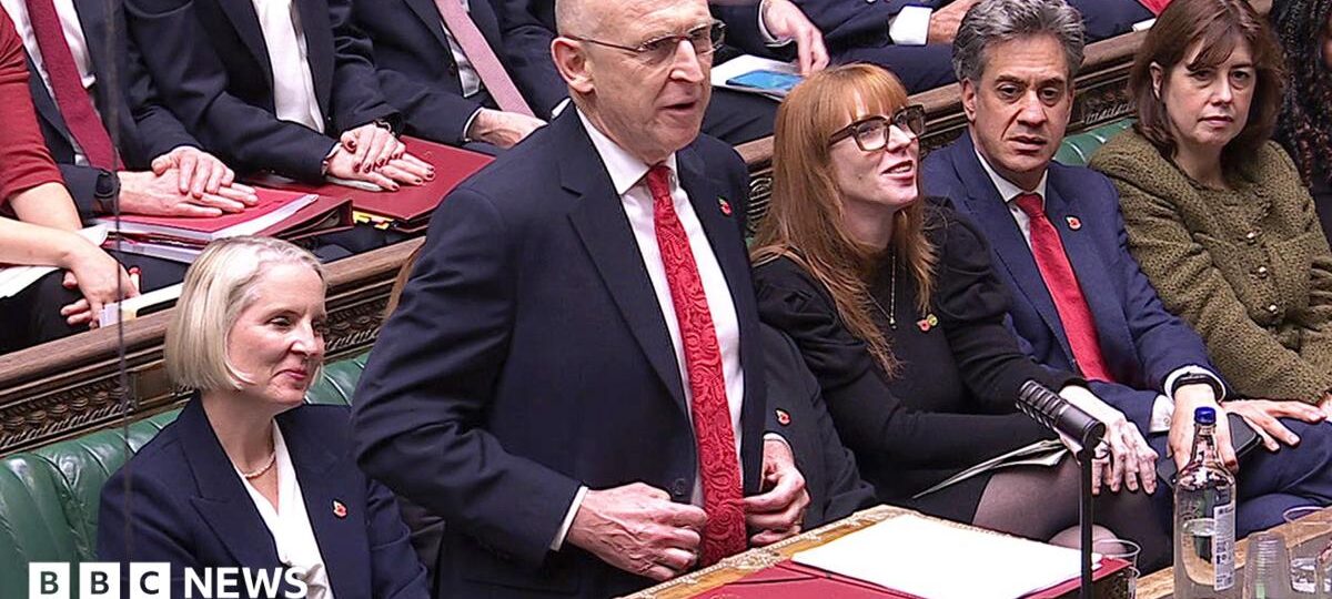 Chancellor begins to deliver his first Budget