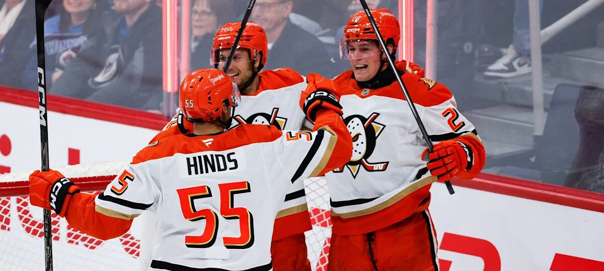 Ducks fourth line flies in bounce-back in Winnipeg