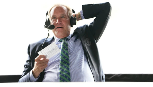 Jim Nantz tried to 'peanut punch' JJ Watt and it didn't go well: 'My wrist is broken'