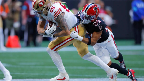 Falcons take lead, but Christian McCaffrey returns for 49ers