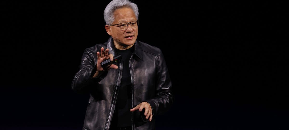A protester and a robot duck hiccup: 2 moments from Jensen Huang's keynote didn't go to plan