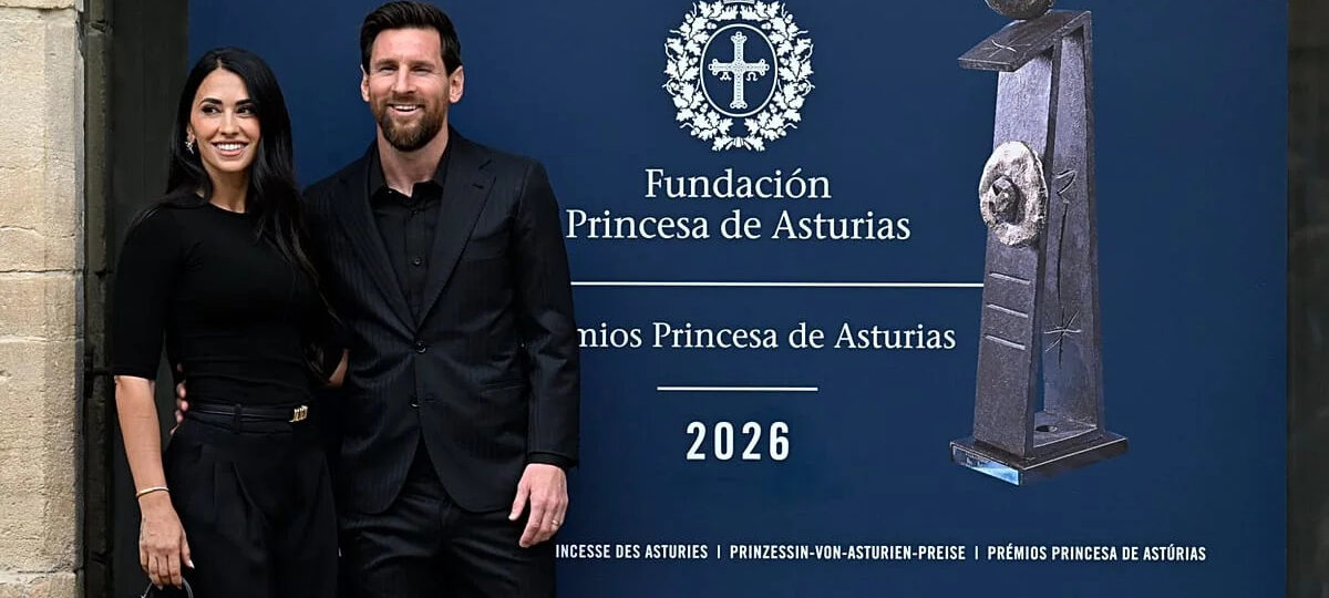 Lionel Messi sparks euphoria in Oviedo ahead of Princess of Asturias award ceremony