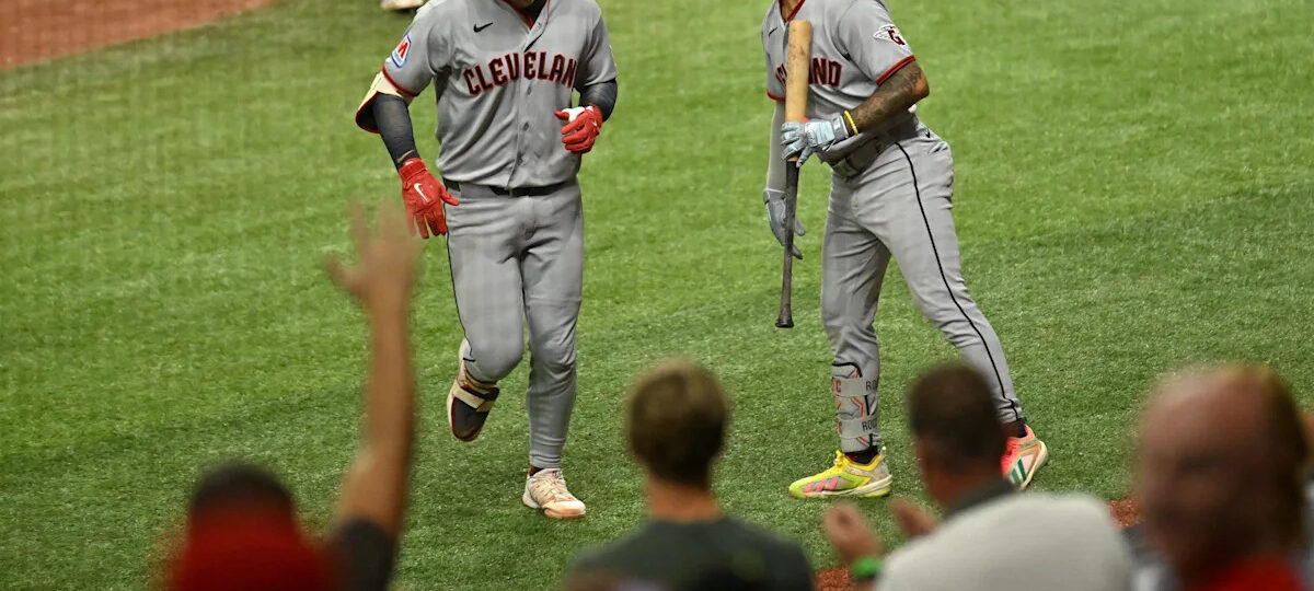 Watch, listen to Guardians home run calls, Lowe's big hit by Tom Hamilton