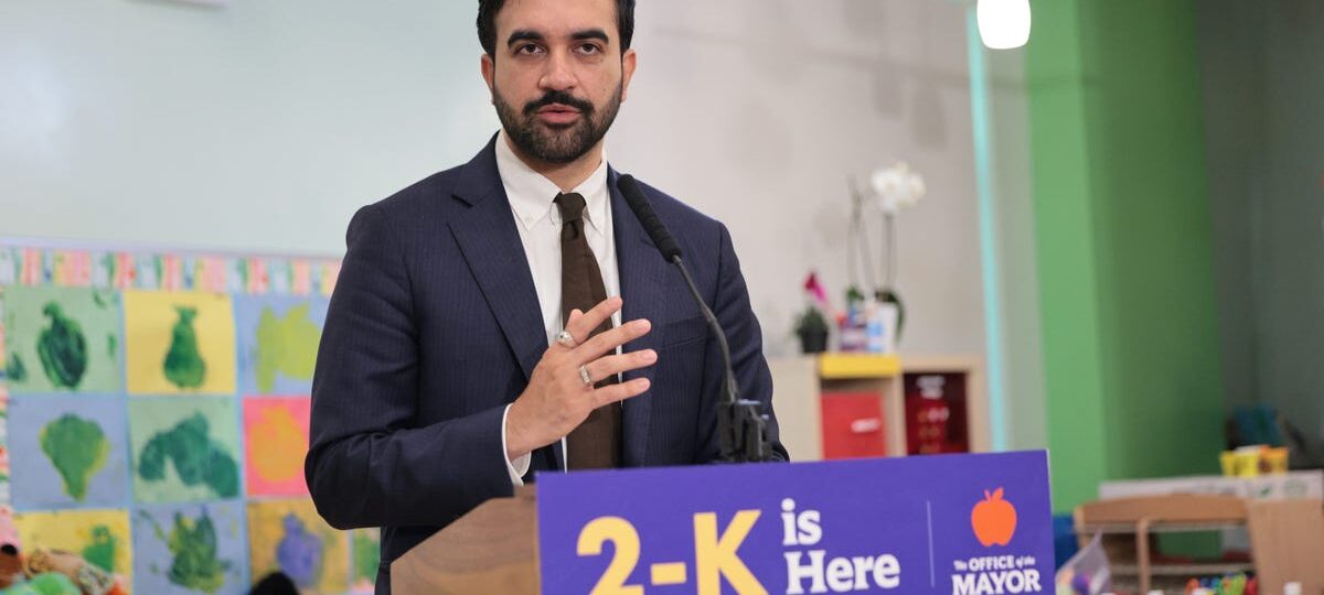 New York has been losing young families to cheaper suburbs. Now the city is expanding free childcare.